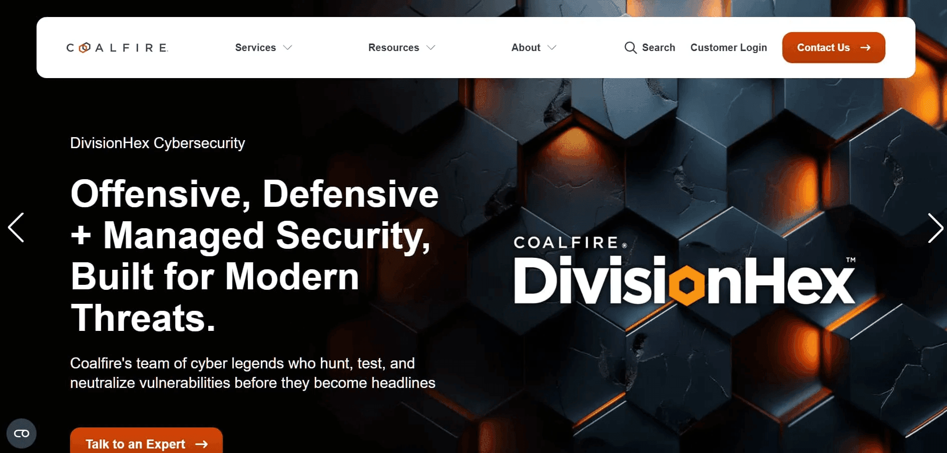 Coalfire offensive security website