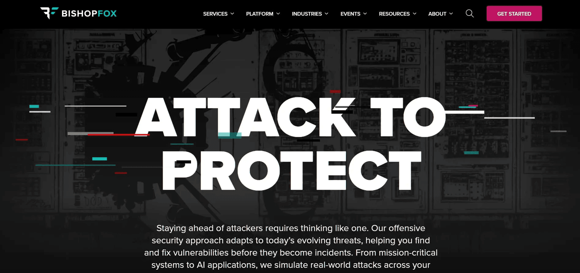 Bishop Fox offensive security website