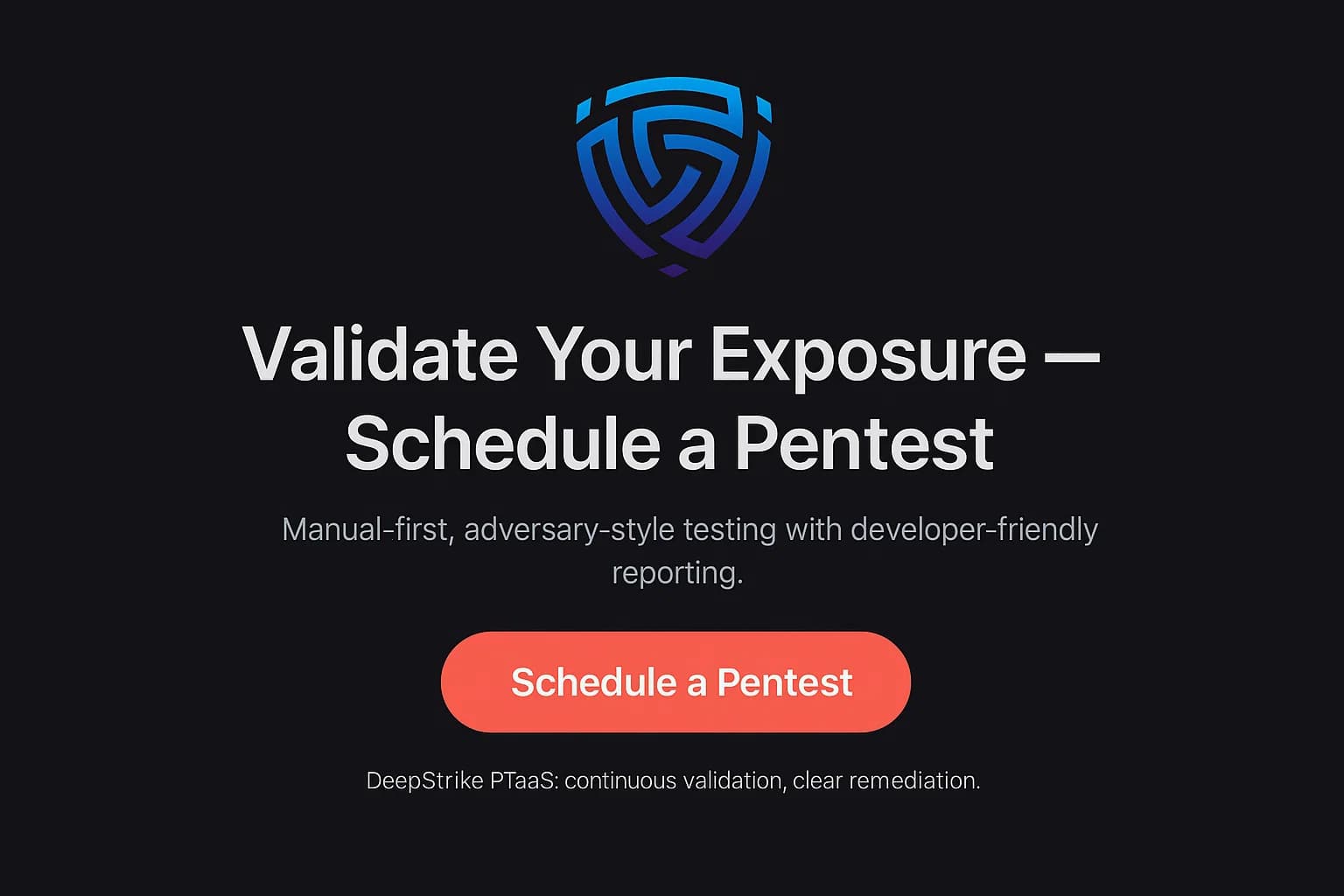 Dark CTA inviting readers to schedule a penetration test with Cyber Age